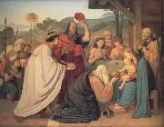 Friedrich Johann Overbeck The Adoration of the Magi (nn03) Spain oil painting artist